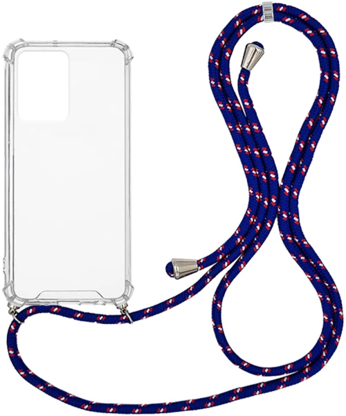 Θήκη Σιλικόνης με Κορδόνι Sonique Armor Clear Samsung Galaxy A53 5G Rainbow Μπλε - Sonique - Rainbow Μπλε - Galaxy A53 5G