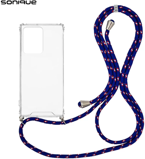 Θήκη Σιλικόνης με Κορδόνι Sonique Armor Clear Xiaomi Xiaomi 11T / Xiaomi 11T Pro Rainbow Μπλε - Sonique - Rainbow Μπλε - Xiaomi 11T, Xiaomi 11T Pro