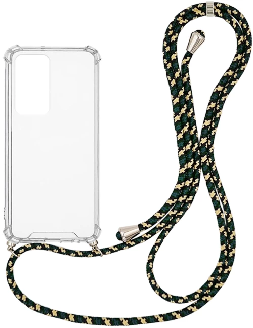 Θήκη Σιλικόνης με Κορδόνι Sonique Armor Clear Xiaomi Xiaomi 12 Pro 5G Rainbow Πράσινο - Sonique - Rainbow Πράσινο - Xiaomi 12 Pro 5G