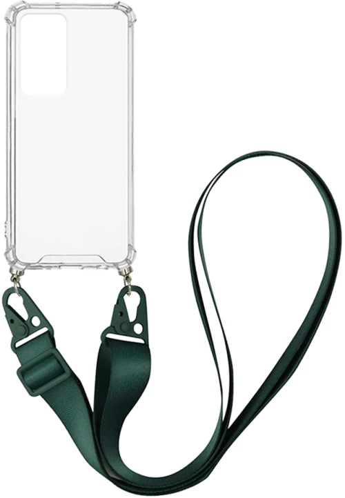 Θήκη Σιλικόνης με Strap Sonique Armor Clear Xiaomi Xiaomi 12 Pro 5G Πράσινο Σκούρο - Sonique - Πράσινο Σκούρο - Xiaomi 12 Pro 5G