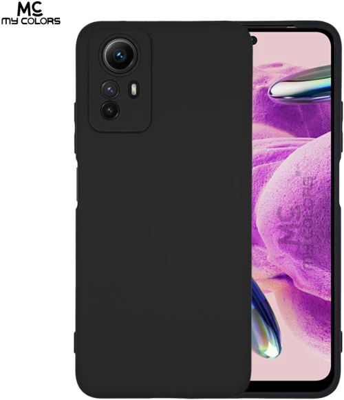 Θήκη Σιλικόνης My Colors Xiaomi Redmi Note 12s Μαύρο - My Colors - Μαύρο - Redmi Note 12s