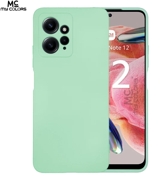 Θήκη Σιλικόνης My Colors Xiaomi Redmi Note 12 4G Βεραμάν - My Colors - Βεραμάν - Redmi Note 12 4G