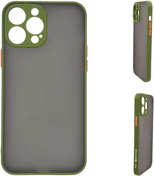 Θήκη Σιλικόνης Color Button Bumper Sonique Apple iPhone 13 Pro Max Πράσινο Ανοιχτό - Sonique - Πράσινο Ανοιχτό - iPhone 13 Pro Max