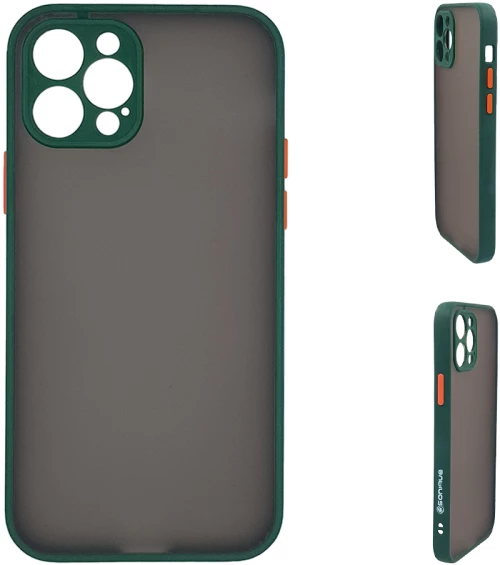 Θήκη Σιλικόνης Color Button Bumper Sonique Apple iPhone 12 Pro Max Πράσινο Σκούρο - Sonique - Πράσινο Σκούρο - iPhone 12 Pro Max