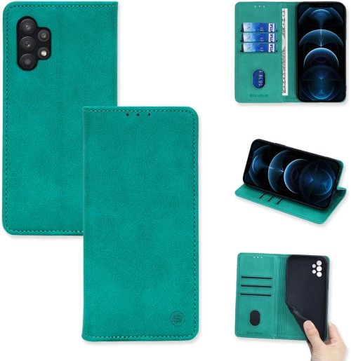 Θήκη Βιβλίο Vintage Magnet Book Sonique Samsung Galaxy A32 5G Βεραμάν - Sonique - Βεραμάν - Galaxy A32 5G