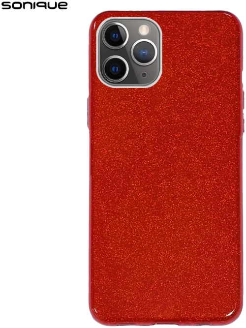 Θήκη Σιλικόνης Sonique Shiny Apple iPhone 11 Pro Max Κόκκινο - Sonique - Κόκκινο - iPhone 11 Pro Max