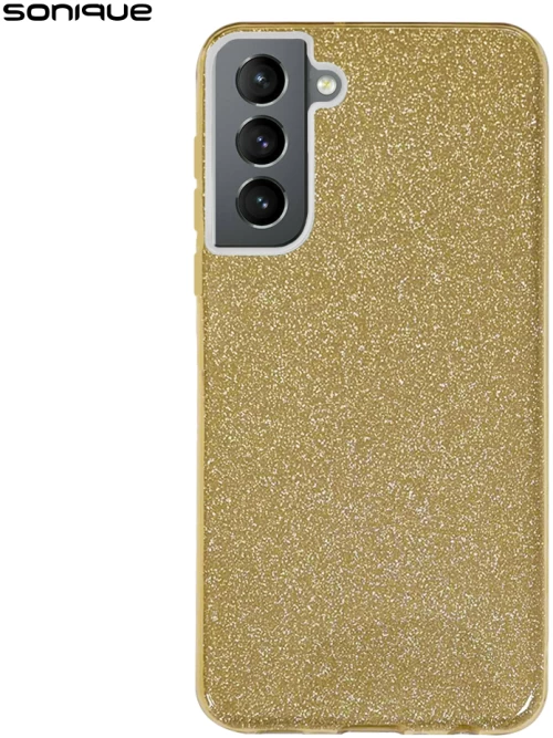 Θήκη Σιλικόνης Sonique Shiny Samsung Galaxy S21 FE Χρυσό - Sonique - Χρυσό - Galaxy S21 FE
