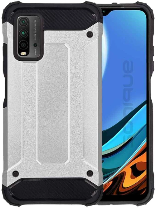 Θήκη Heavy Armor Sonique Xiaomi Redmi 9T Ασημί - Sonique - Ασημί - Redmi 9T