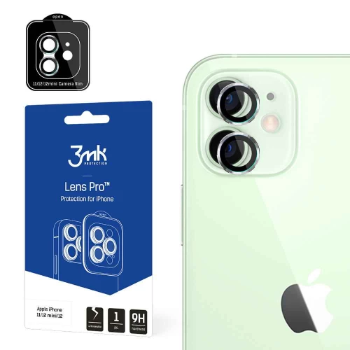 3MK Lens Protection Pro Προστασία Κάμερας Apple iPhone 11 / iPhone 12 mini / iPhone 12 Silver - 3MK - Silver - iPhone 11, iPhone 12, iPhone 12 mini