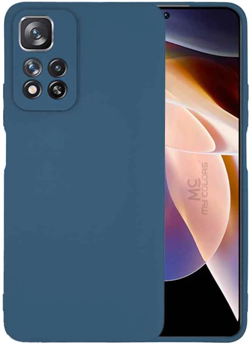 Θήκη Σιλικόνης My Colors Xiaomi Redmi Note 11 Pro Plus 5G Μπλε Σκούρο - My Colors - Μπλε Σκούρο - Redmi Note 11 Pro Plus 5G