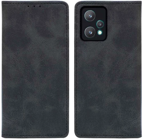 Θήκη Βιβλίο Vintage Magnet Book Sonique Realme 9 5G / Realme 9 Pro 5G Μαύρο - Sonique - Μαύρο - Realme 9 5G, Realme 9 Pro 5G