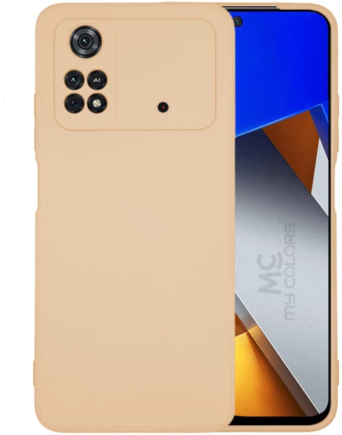 Θήκη Σιλικόνης My Colors Xiaomi Poco M4 Pro 4G Ροζ - My Colors - Ροζ - POCO M4 Pro 4G