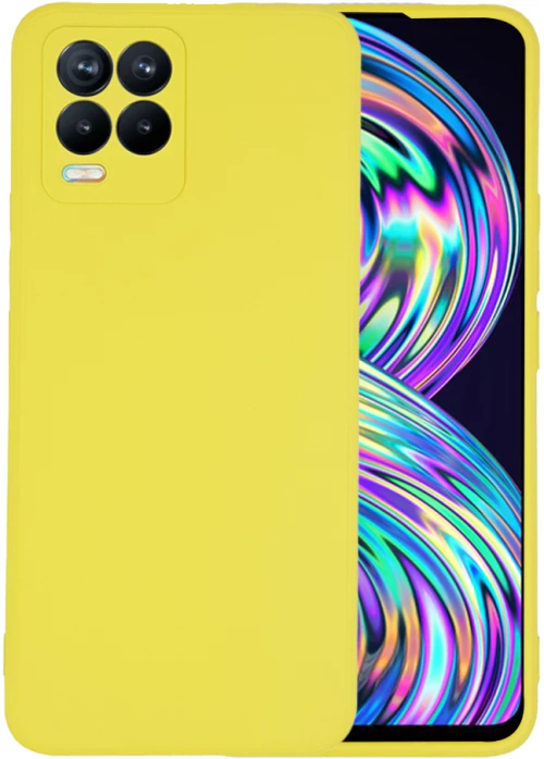 Θήκη Σιλικόνης My Colors Realme 8 / Realme 8 Pro Κίτρινο - My Colors - Κίτρινο - Realme 8, Realme 8 Pro