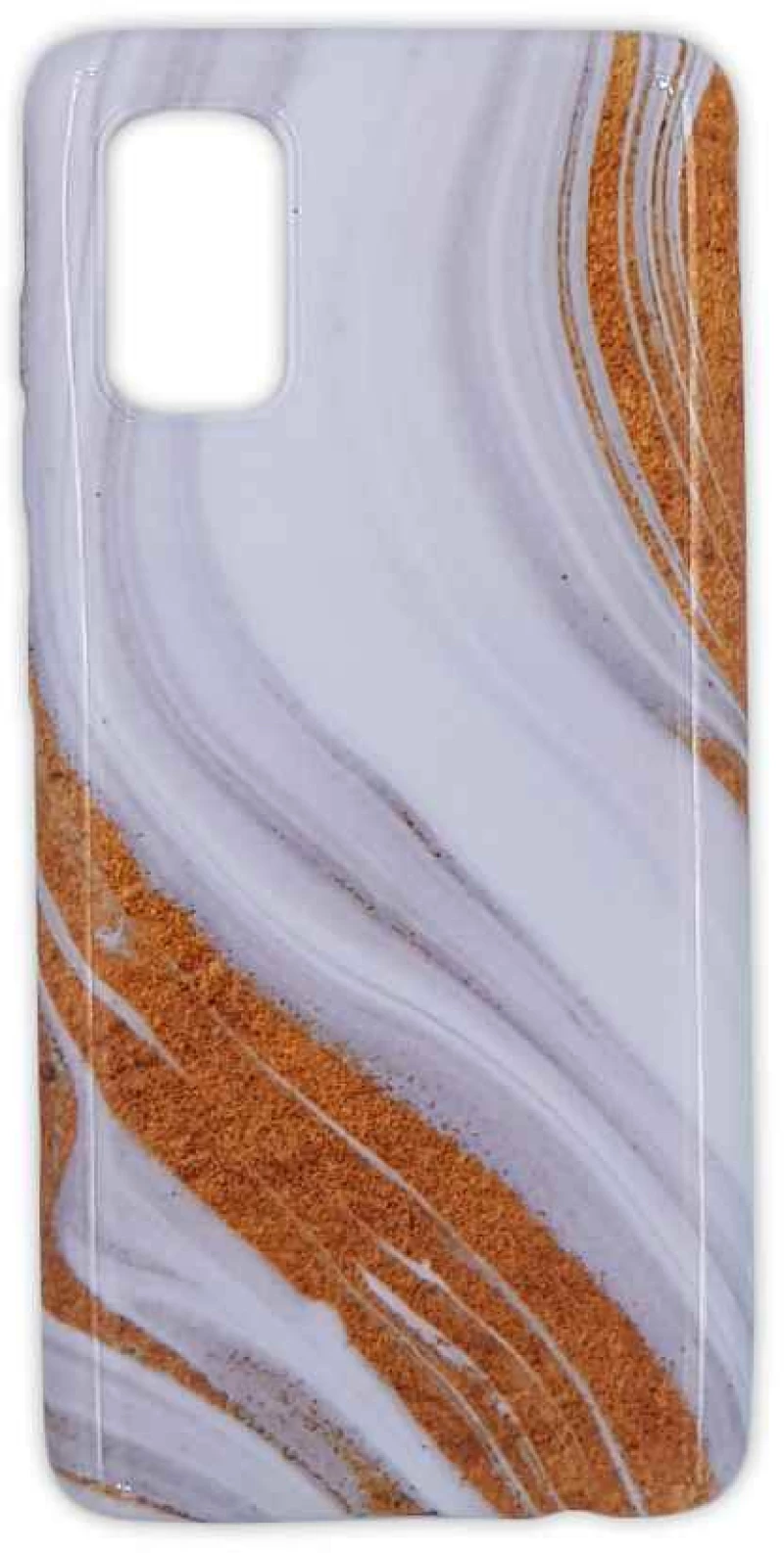 Θήκη Marble Silicon Samsung Galaxy A51 Gold / White - OEM - Gold / White - Galaxy A51