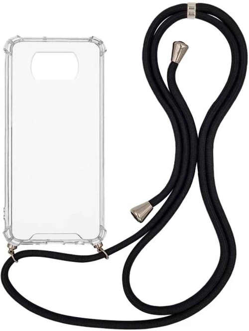 Θήκη Σιλικόνης με Κορδόνι Sonique Armor Clear Xiaomi Poco X3 NFC / Poco X3 Pro Μαύρο - Sonique - Μαύρο - Poco X3 NFC, Poco X3 Pro
