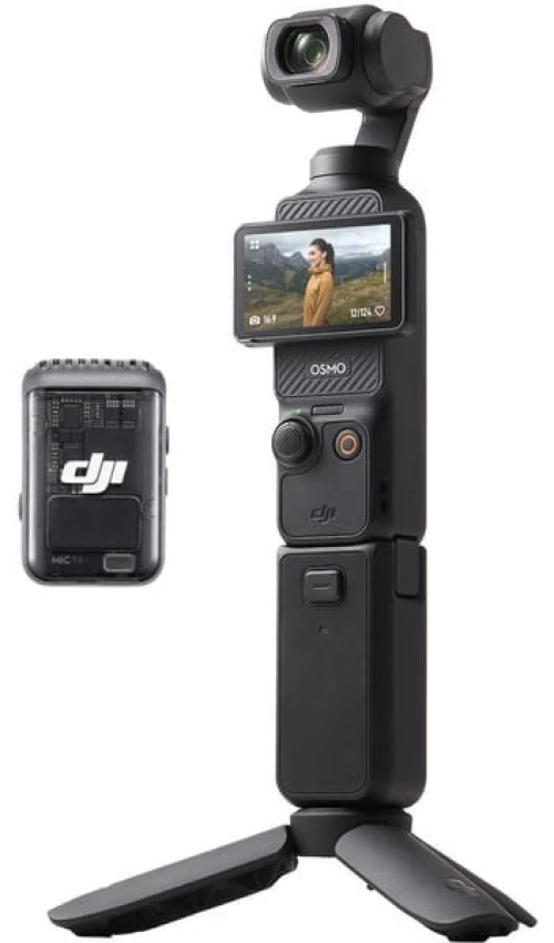 DJI Osmo Pocket 3 Creator Combo Action Camera 4K Ultra HD Μαύρη με Οθόνη 2'' (CP.OS.00000302.01)