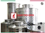 Ανοξείδωτο Δοχείο QUATTRO EFFE Μελιού 400kg (Xωρίς Κάν.Μελιού)