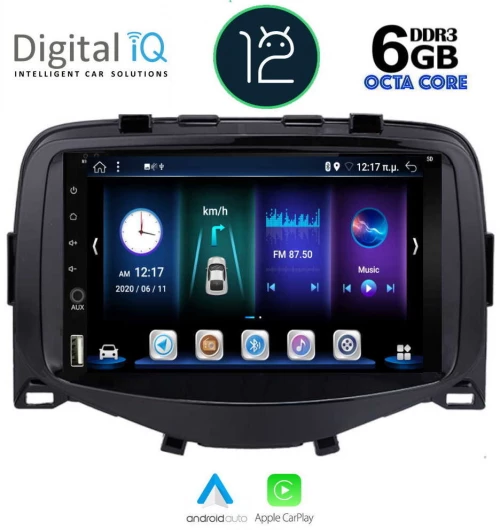 Digital IQ BXE 756_CPA (6.5   DIN) Οθόνη αυτοκινήτου OEM Citroen C1, Peugeot 108, Toyota Aygo 2014+gt;