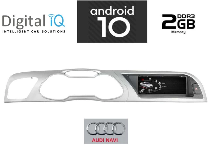 DIGITAL IQ X916_CPA (ORIG. NAVI) Οθόνη αυτοκινήτου OEM AUDI A4  2008-2012