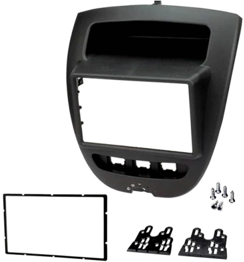 Πρόσοψη Citroen C1, Peugeot 107, Toyota Aygo 2005 - 2014 (2 Din Μαύρο) – 03.596 Phonocar