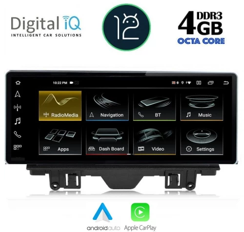 DIGITAL IQ TOP 15922_CPA (10.25inc) MULTIMEDIA OEM AUDI Q3 mod. 2011-2018