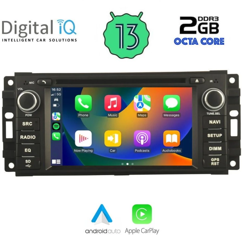 DIGITAL IQ MSF 324_CPA (7” DECK) MULTIMEDIA OEM JEEP ALL mod. 2005-2018