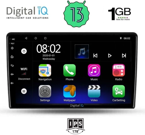DIGITAL IQ RSA 1702_GPS (9inc) MULTIMEDIA TABLET OEM TOYOTA AURIS mod. 2007-2012