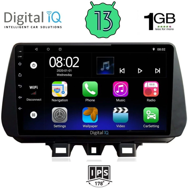 DIGITAL IQ RSA 1244_GPS (9inc) MULTIMEDIA TABLET OEM HYUNDAI TUSCON mod. 2019>