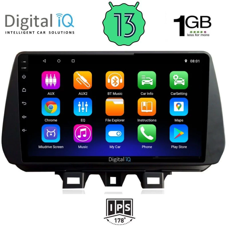 DIGITAL IQ RSA 1244_GPS (9inc) MULTIMEDIA TABLET OEM HYUNDAI TUSCON mod. 2019>