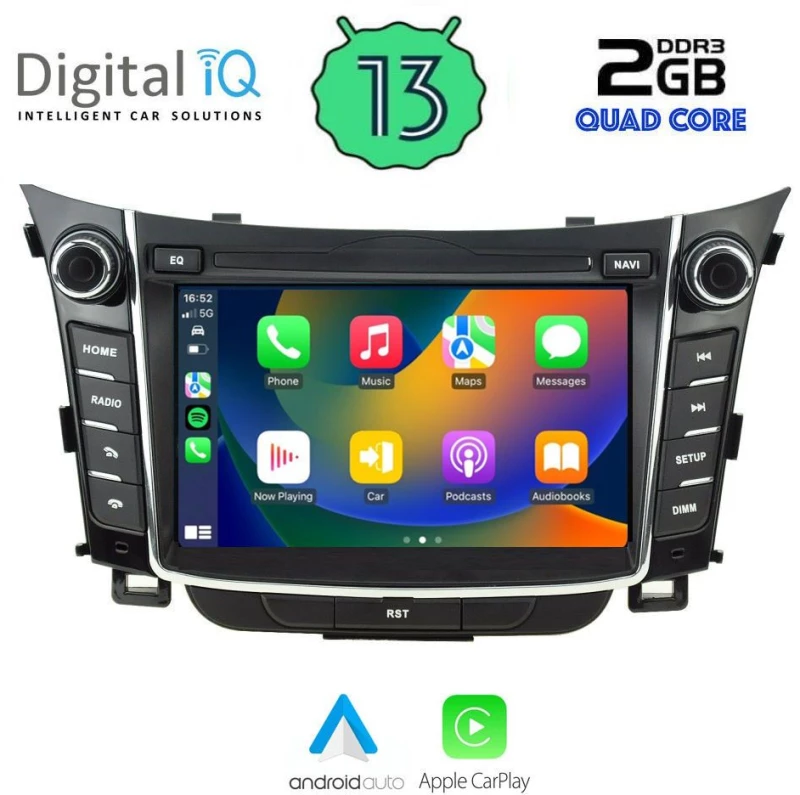 DIGITAL IQ MSD 026_CPA (7" DECK) Οθόνη αυτοκινήτου OEM Hyundai i30 2012-2017
