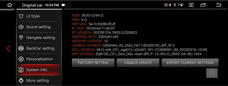 DIGITAL IQ TOP 15915_CPA (10.25inc) MULTIMEDIA OEM AUDI A3  2013-2018