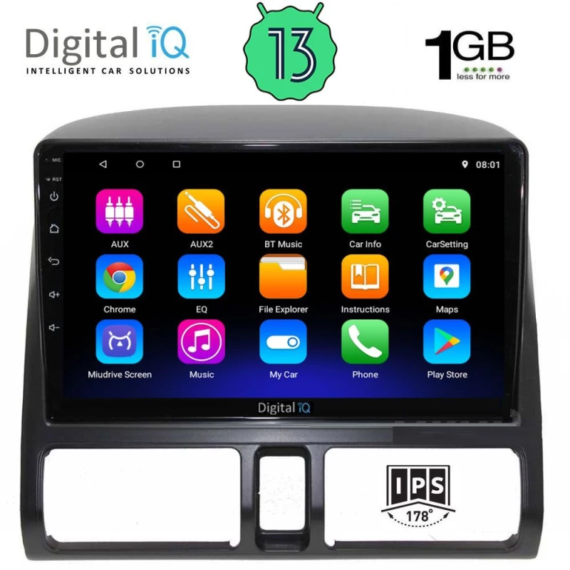 DIGITAL IQ RSA 1196_GPS CLIMA (9inc) MULTIMEDIA TABLET OEM HONDA CRV mod. 1996-2006