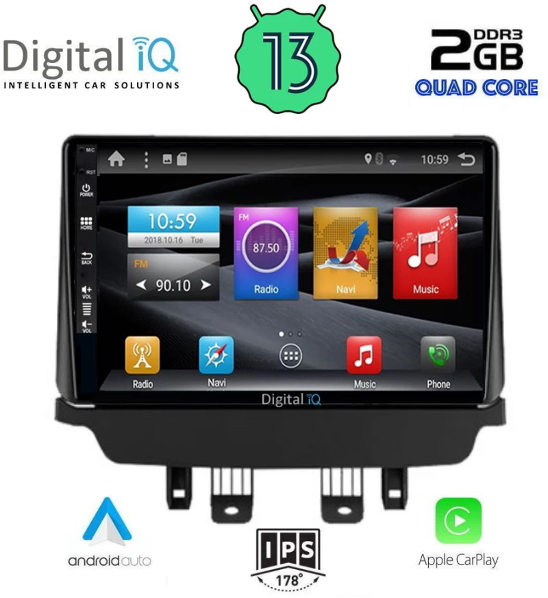Digital IQ BXH 3384_CPA (9inc) Οθόνη αυτοκινήτου OEM Mazda CX-3 2018+gt;