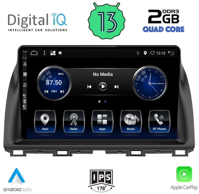 Digital IQ BXH 3380_CPA (10inc) Οθόνη αυτοκινήτου OEM Mazda CX-5 2013-2017