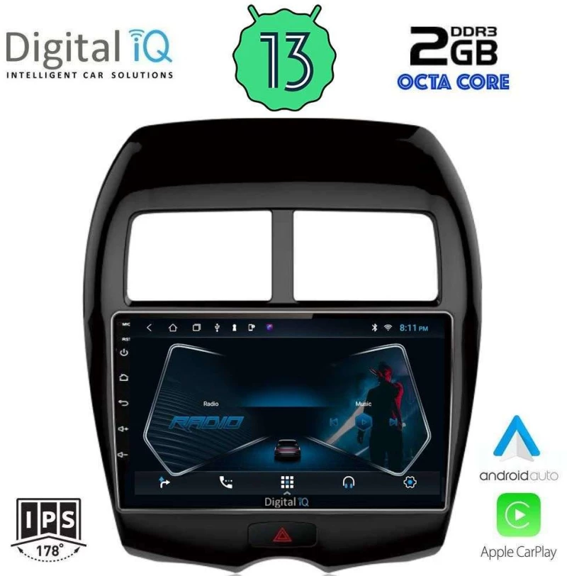 Digital IQ RTC 5430_CPA (10inc) Οθόνη αυτοκινήτου OEM Mitsubishi ASX 2009+gt;
