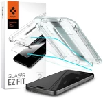Spigen - Glas.TR EZ-FIT (2 pack) - iPhone 15 Pro - Clear