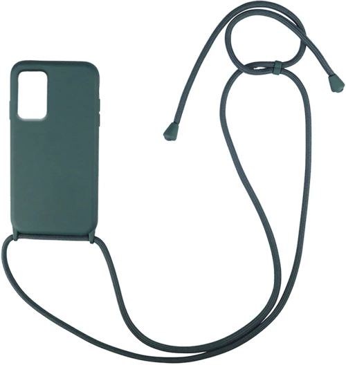 Θήκη Σιλικόνης με Κορδόνι CarryHang Samsung Galaxy A53 5G Πράσινο Σκούρο - My Colors - Πράσινο Σκούρο - Galaxy A53 5G