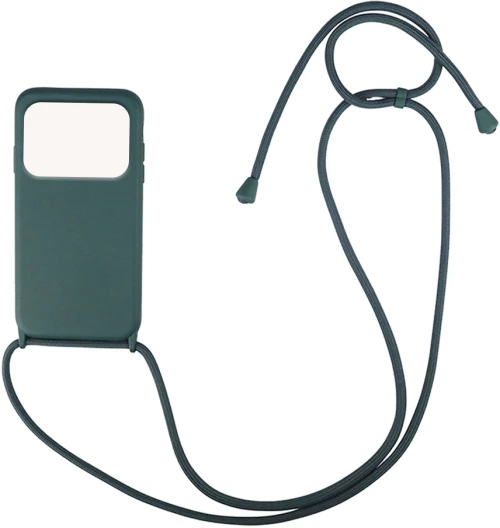 Θήκη Σιλικόνης με Κορδόνι CarryHang Xiaomi Poco X4 Pro 5G Πράσινο Σκούρο - My Colors - Πράσινο Σκούρο - Poco X4 Pro 5G