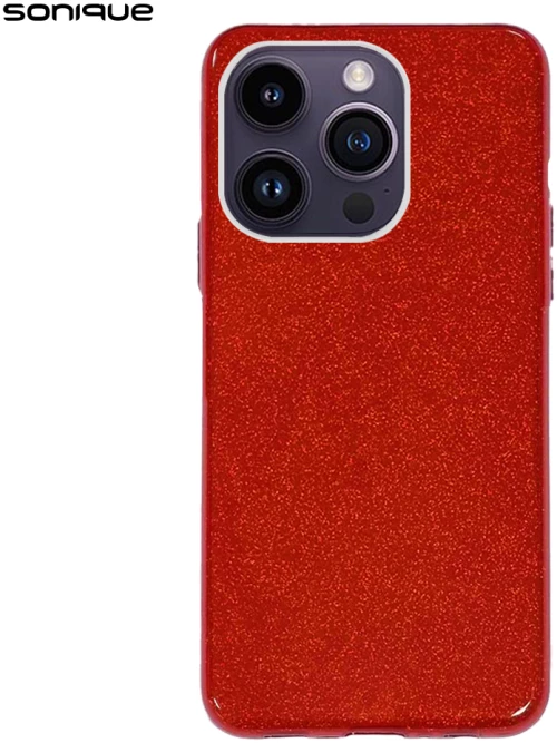 Θήκη Σιλικόνης Sonique Shiny Apple iPhone 13 Pro Κόκκινο - Sonique - Κόκκινο - iPhone 13 Pro
