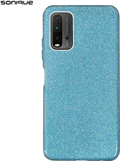 Θήκη Σιλικόνης Sonique Shiny Xiaomi Redmi 9T Γαλάζιο - Sonique - Γαλάζιο - Redmi 9T