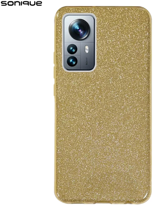 Θήκη Σιλικόνης Sonique Shiny Xiaomi Xiaomi 12 Pro 5G Χρυσό - Sonique - Χρυσό - Xiaomi 12 Pro 5G