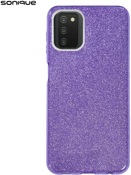 Θήκη Σιλικόνης Sonique Shiny Samsung Galaxy A03s Μωβ - Sonique - Μωβ - Galaxy A03s