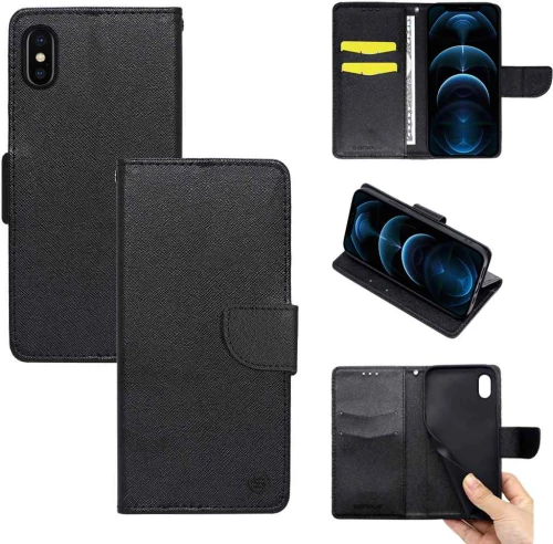Θήκη Βιβλίο Sonique Trend Book Apple iPhone X / iPhone XS Μαύρο - Sonique - Μαύρο - iPhone X, iPhone XS