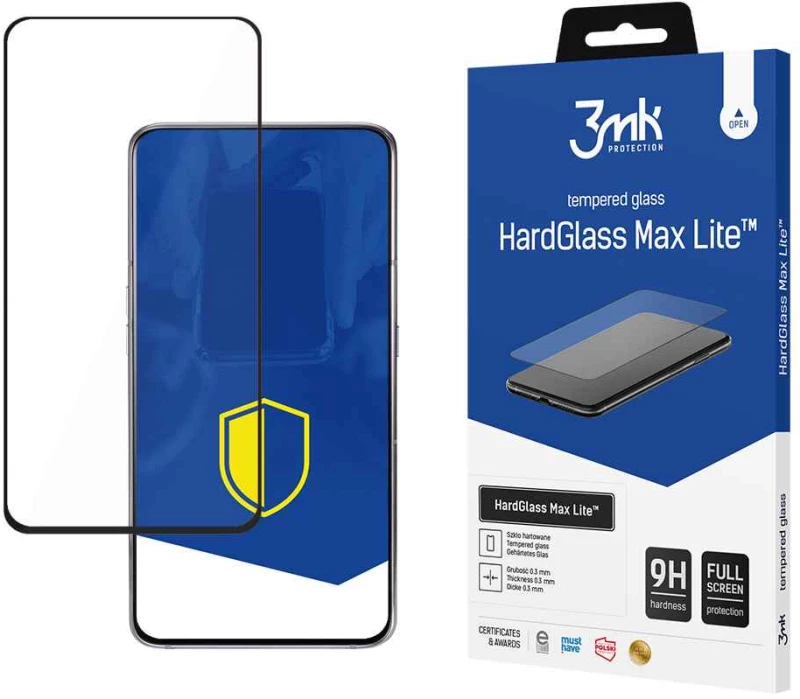 3MK HardGlass Max Lite Full Screen Samsung Galaxy S10 Lite Μαύρο - 3MK - Μαύρο - Galaxy S10 Lite