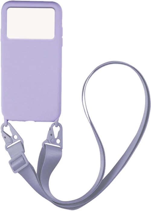 Θήκη CarryHang Liquid Silicone Strap Xiaomi Poco M4 Pro 4G Λιλά - My Colors - Λιλά - POCO M4 Pro 4G