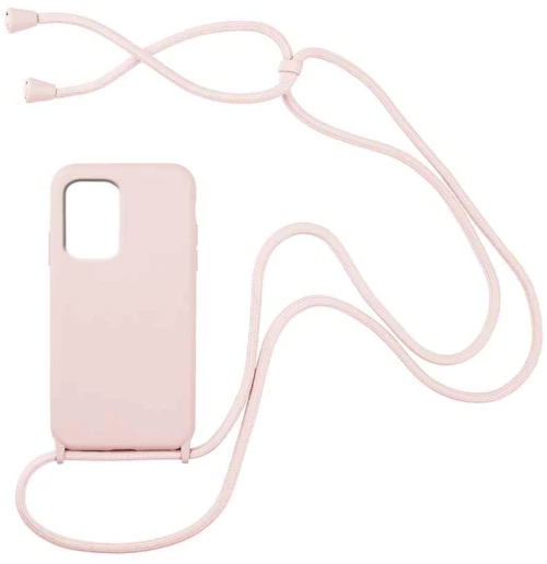 Θήκη Σιλικόνης με Κορδόνι CarryHang Samsung Galaxy S20 Ultra Ροζ - My Colors - Ροζ - Galaxy S20 Ultra