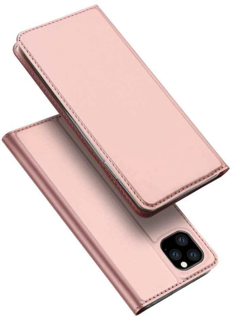DUX DUCIS Skin Pro Book Apple iPhone 11 Pro Max Ροζ Χρυσό - DUX DUCIS - Ροζ Χρυσό - iPhone 11 Pro Max