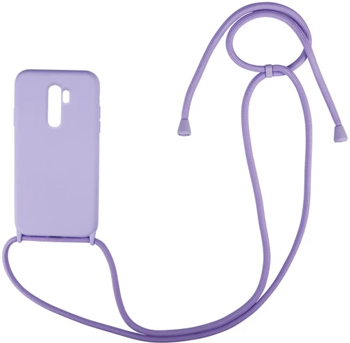 Θήκη Σιλικόνης με Κορδόνι CarryHang Xiaomi Redmi Note 8 Pro Λιλά - My Colors - Λιλά - Redmi Note 8 Pro