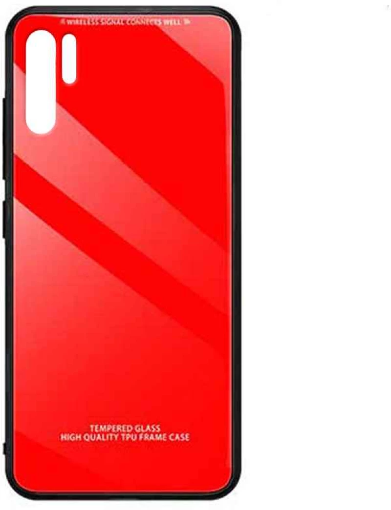 Glass Case Huawei P30 Pro Κόκκινο - OEM - Κόκκινο - P30 Pro