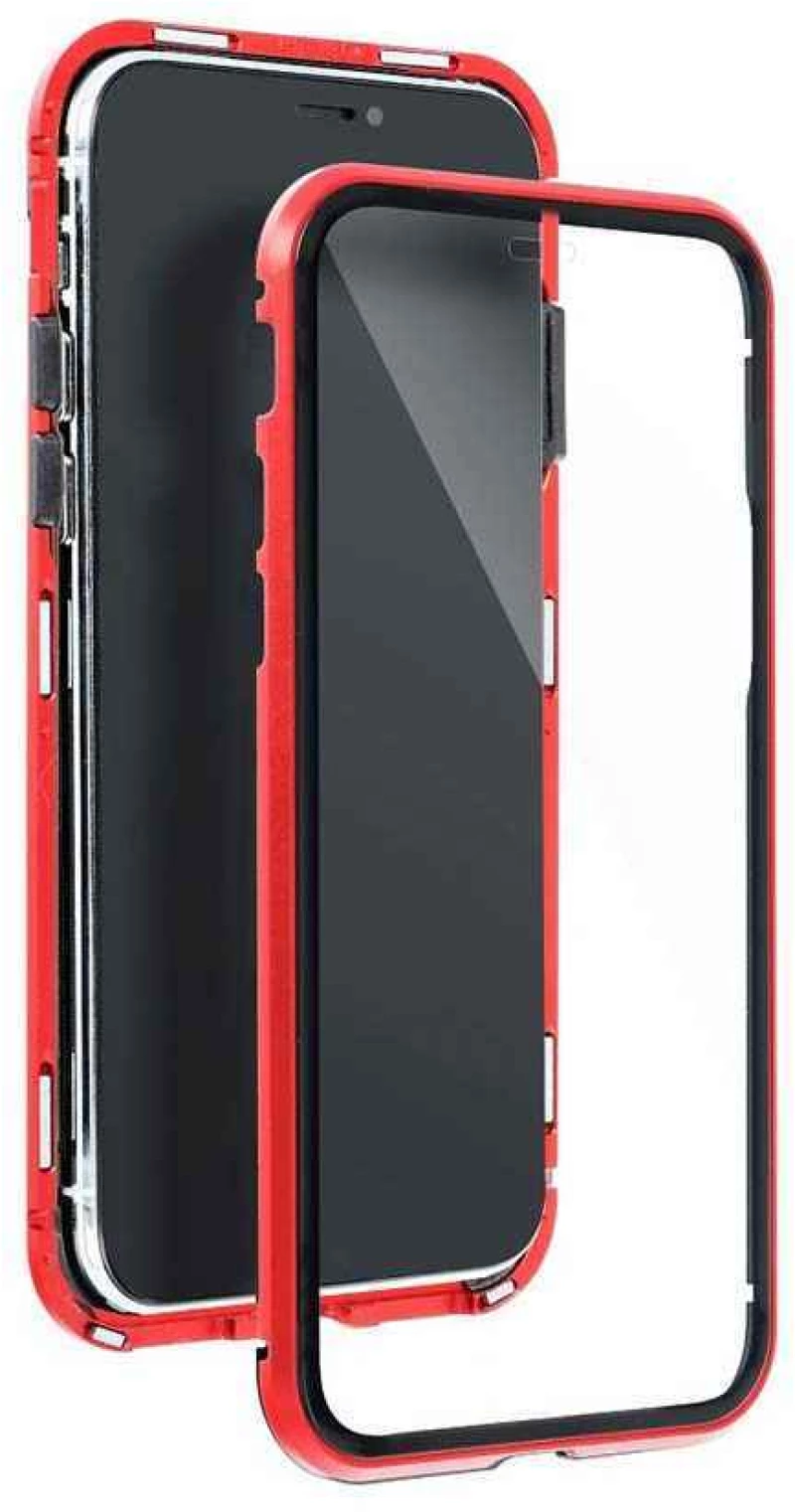 Μαγνητική Θήκη 360° front back Samsung Galaxy S21 Plus Κόκκινο - OEM - Κόκκινο - Galaxy S21 Plus